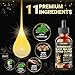 Penhoment 11in1 2100mg Black Walnut Wormwood Cloves Tinture, Oregano & 7 More - Wormwood Liquid Drops -Pineapple Flavor - 2 FL OZ - 60 Days Supply