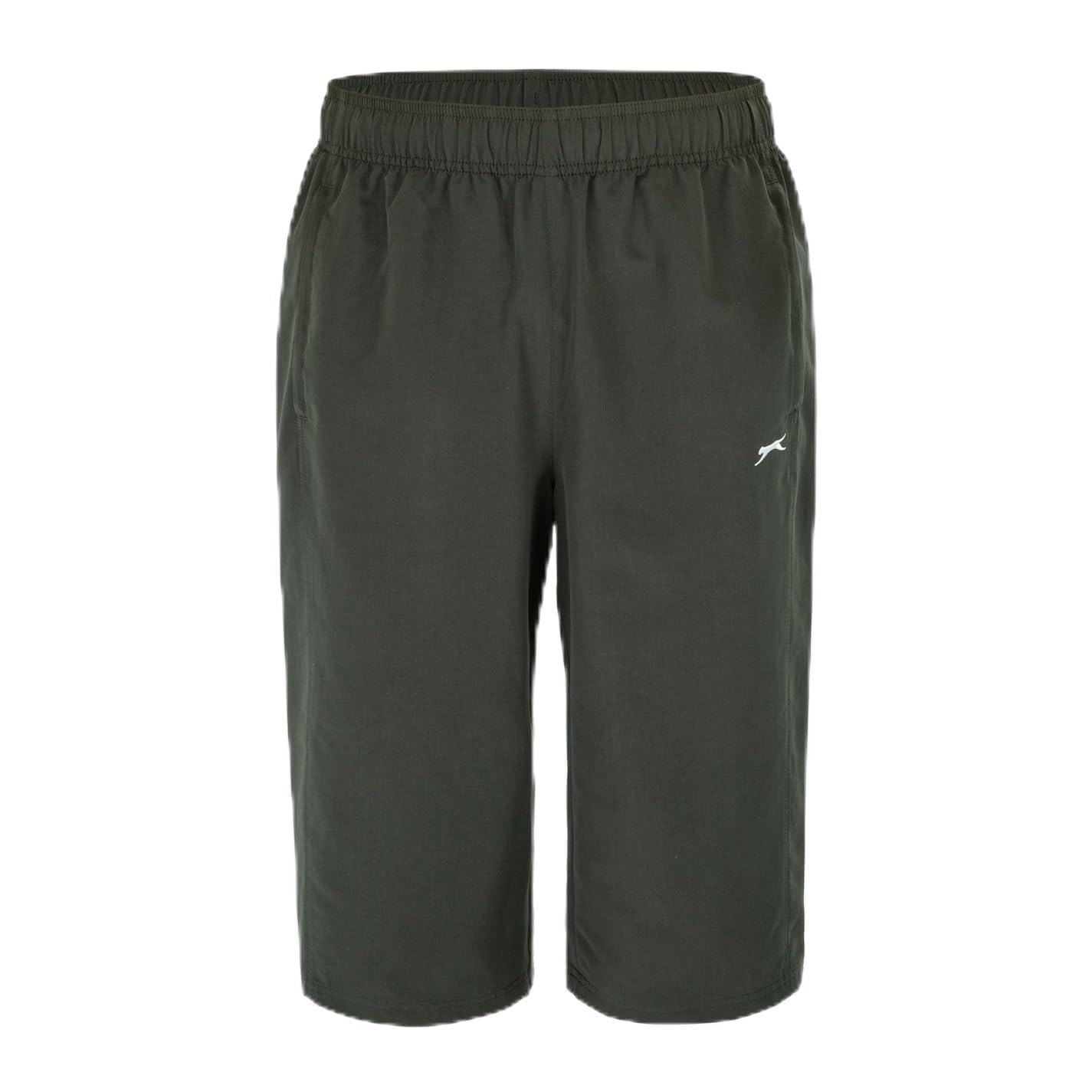 Slazenger Mens Three Quarter Length Tracksuit Bottoms Charcoal L
