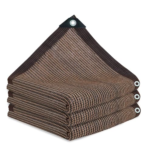 Filet protection solaire 340 x 610 cm brise-vent anti-UV avec oeillets pour serre