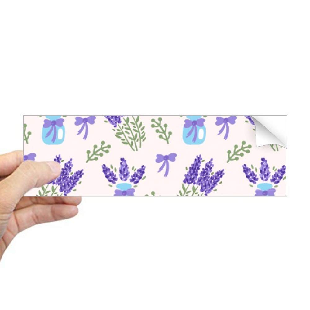 Sticker rectangulaire lavande pour vitre et film décoratif occultant de fenêtre