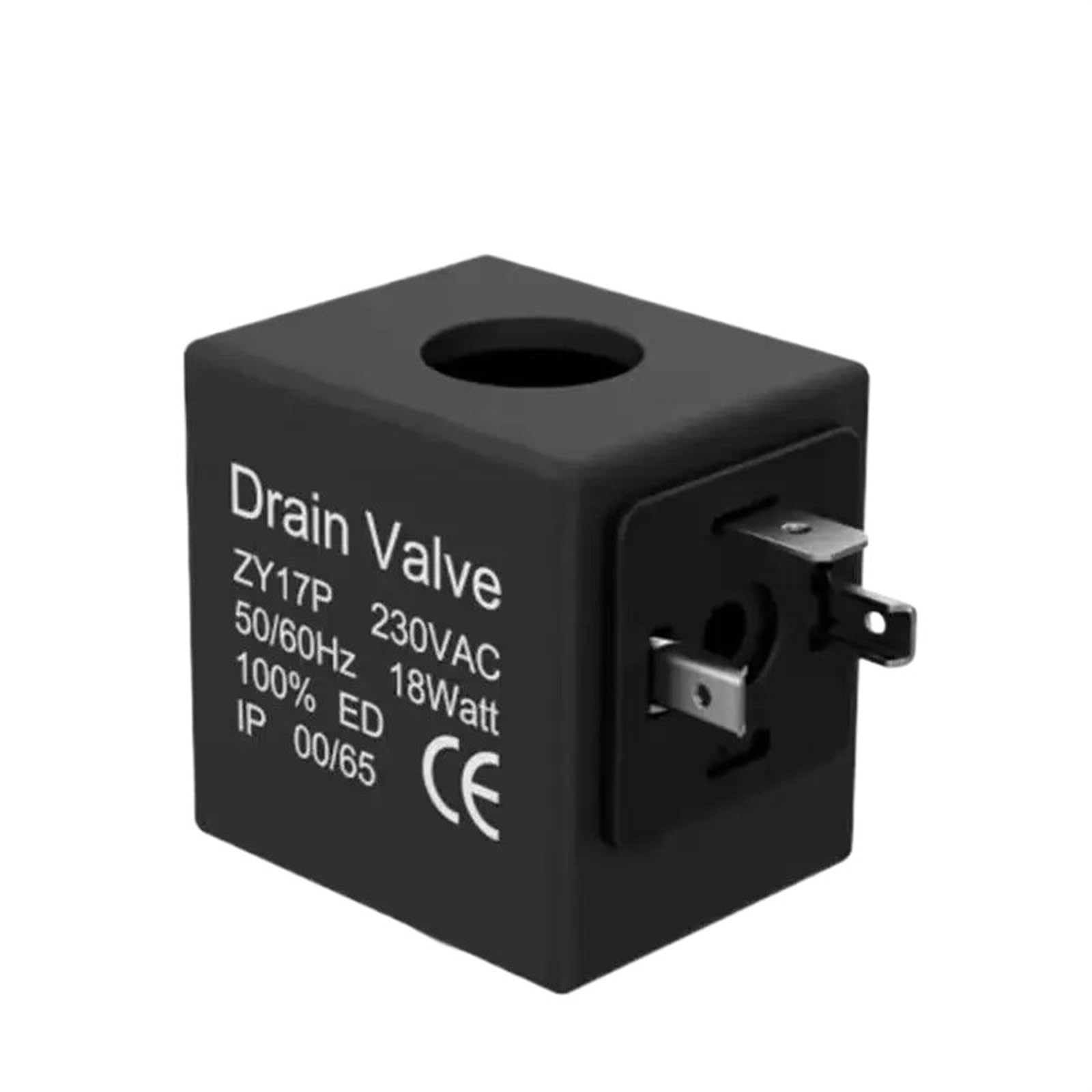 Válvula desagüe electrónica 1/2, filtro de compresor de aire, tanque de almacenamiento de aire seco, Enfriador de drenaje, válvula magnética electromecánica seca de 220v (Size : Split-Body 220V DN15