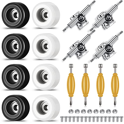 Zhehao 16 Pcs Standard Fingerboard Tool Set CNC Lathed Fingerboard Bearing Wheels Nut Driver...
