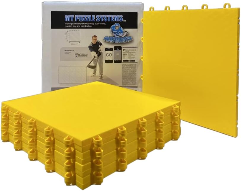 15 Green Tiles - High Durability Colored Flooring Tiles - Interlocking Versatile Training Surface - Roller Skate Derby Indoor&Outdoor, Dance Floor Tiles, Basketball Tiles, Sports Floor