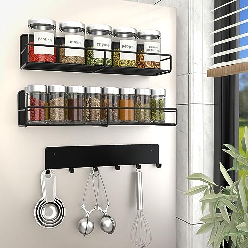 Reaeon 3 Pack Spice Rack Organizer, Moveable