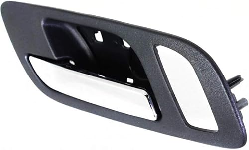 Miniatura 6 de KarParts360 Para Chevy Tahoe - Manija de puerta interior delantera del lado del conductor bisel negro con palanca cromada 2007-2014  GM1352151