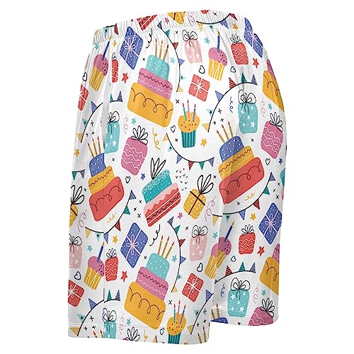 Funny Merry Christmas Pajama Bottom Shorts for Men Soft Casual Sleep Lounge Shorts with Pockets S - XXL3