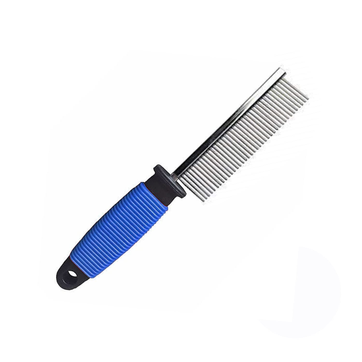 Emily Pets Single Side Steel Needles Dog Comb Hairbrush Grooming for Small & Medium Dogs,Dog Cat Grooming Comb, One Sided Stainless Steel Round Teeth Pin Pet Combs(L,Blue) (B09PDZV6RZ) Amazon Price History, Amazon Price Tracker