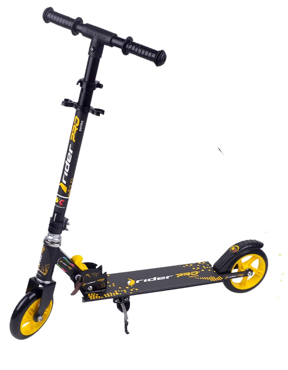 ODELEE Rider Pro 2 Wheels Scooter for Kids, Unisex Scooter for Kids 6-12 Comes with Parking Stand & Brakes (Black&Yellow) (B0CMDFZ1GS) Amazon Price History, Amazon Price Tracker