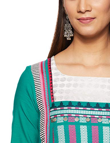 Image of W for Woman Linen Women's Straight Kurta