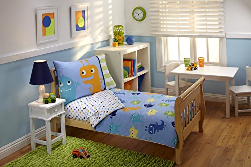 Everything Kids Toddler Bedding Set, Monster