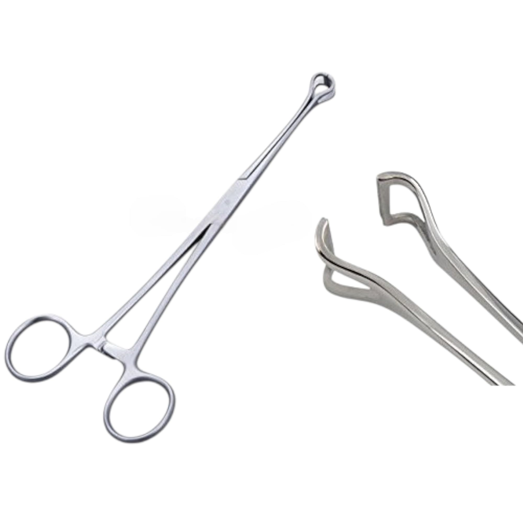 NEW Hemostatic and Ring Handled Babcock Intestinal Forceps, 15 mm Wide, 7.75