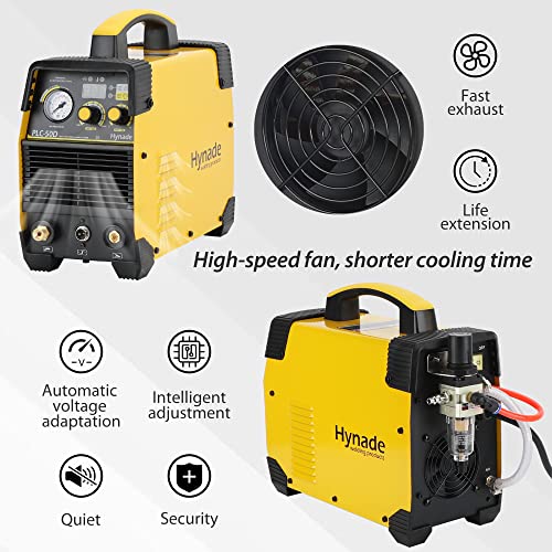 Hynade Plasma Cutter, [Non-Touch Pilot Arc] [110/220V Dual Voltage] 50Amps Cutter Machine With Large LED Display IGBT Inverter, 5/8" Max Cut For Beginners DIY (HYC500P - View #4