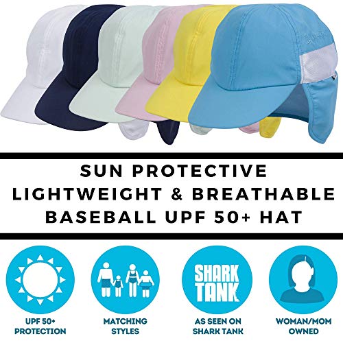 SwimZip Sun Hat with Neck Flap | UPF 50+ Protection for Baby, Toddler, and Kids4