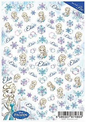 Amazon キャラクターネイルシール ネイルシール 写ネイル エルサ ウォーターカラー ディズニー 写ネイル シール ステッカー 通販