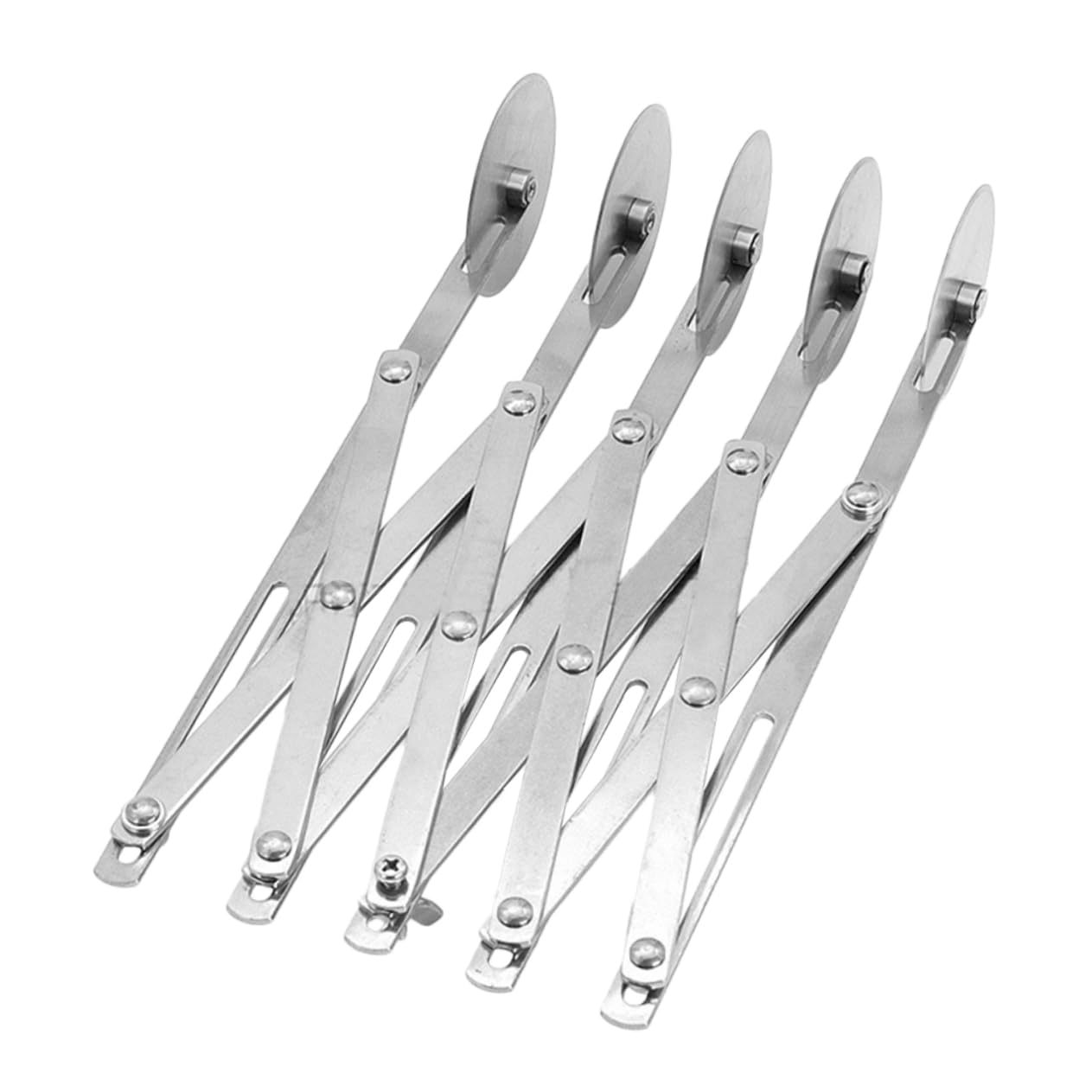 OUNONA Cuchillo De Pizza Cortador De Brownies y Pasteles Acero Inoxidable Ruedas Ajustables