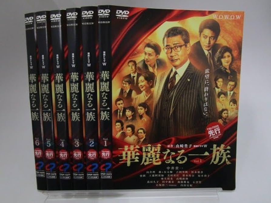 【新品未開封】連続ドラマW 華麗なる一族 DVD6枚組　藤ヶ谷太輔出演 華麗なる一族：向井理＆藤ヶ谷太輔が“熱くて冷たい”兄弟に 主演