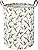 NTAOHAMPER Large Round Canvas Linen Laundry Hamper,Waterproof Storage Bin for Toys,Books,Clothes,Pets, Laundry Basket, Gift Basket(Eucalyptus leaves)