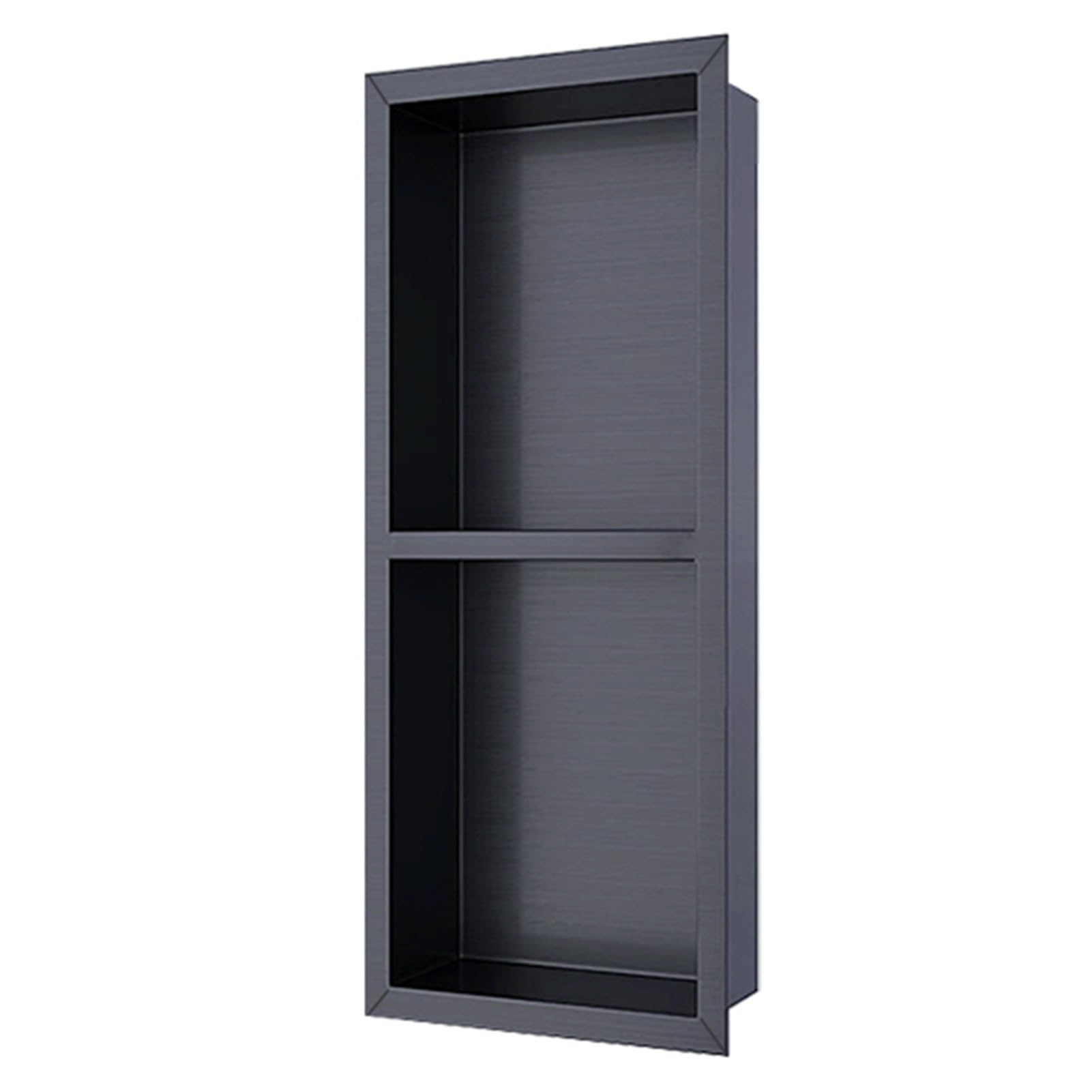 QUSYZD Stainless Steel Shower Niche Shelf, Waterproof Embedded Organizer for Shampoo & Toiletries, Stylish Bathroom Storage, Black 70x28x12.5CM,Red-70x28x12.5CM/27.56x11.03x4.93in