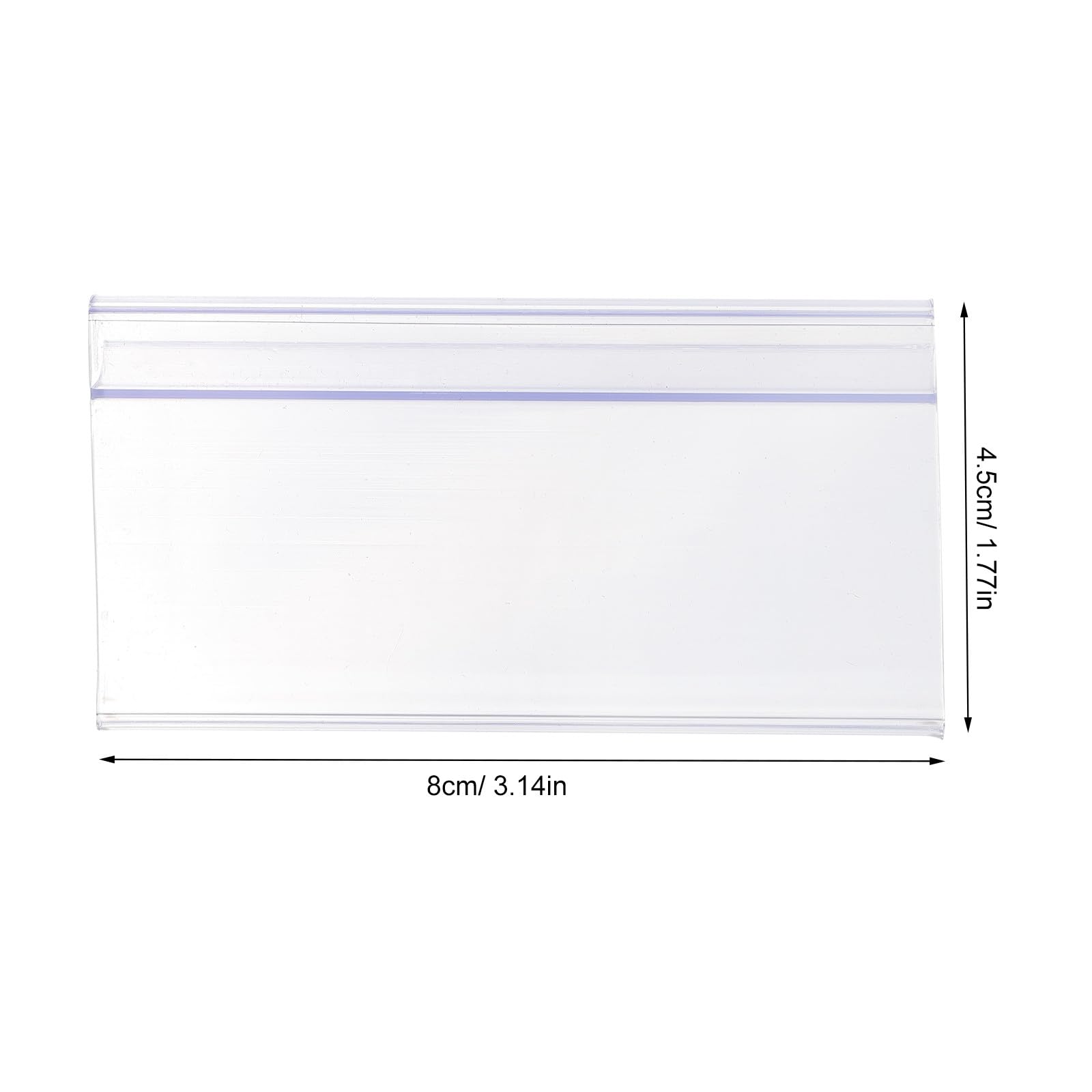 30 Pièces Porte-étiquettes de Prix Transparent en Plastique pour Rayonnage