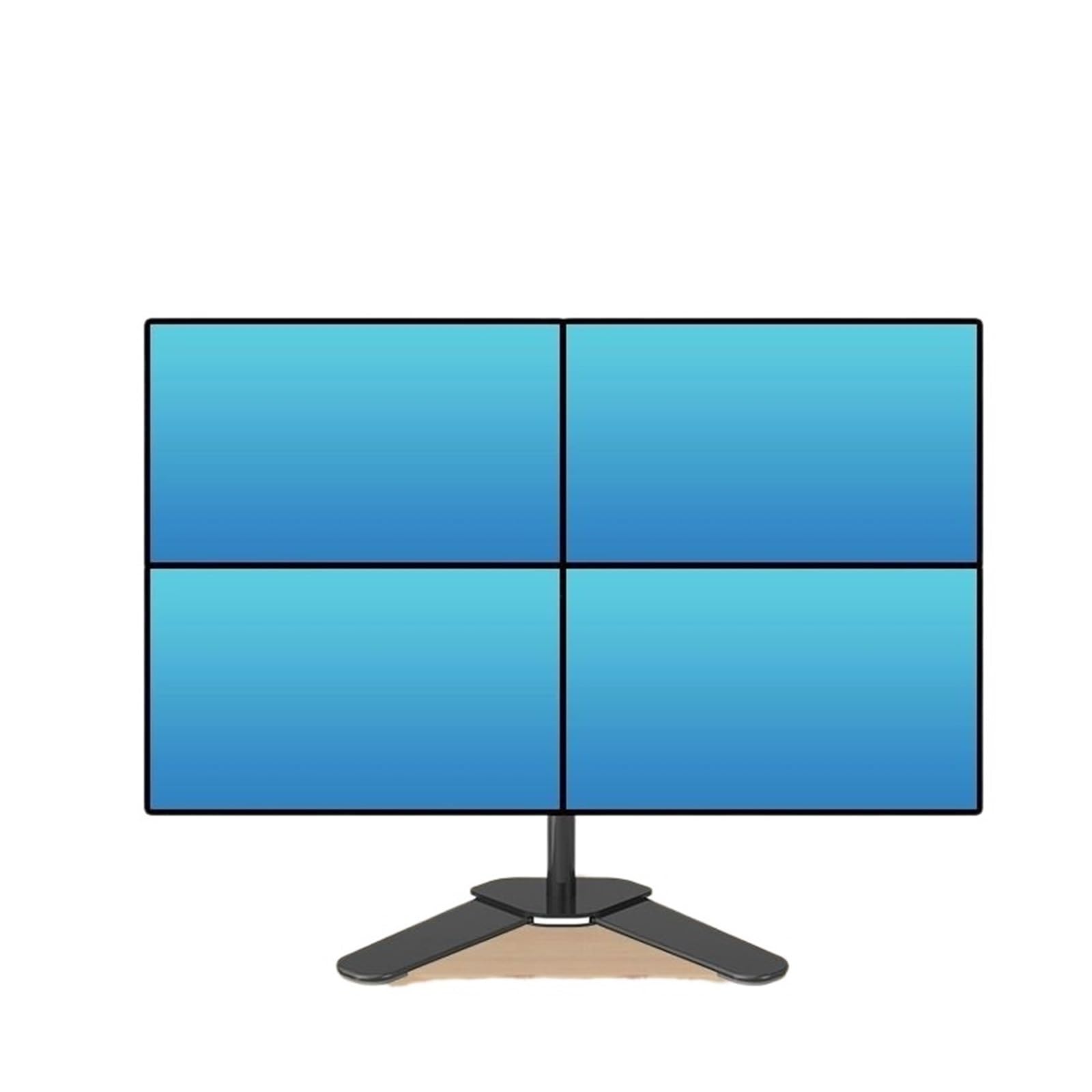 IKPGBZXM Monitor stand, dual-screen desktop, height adjustable LCD monitor(Four screen with base)