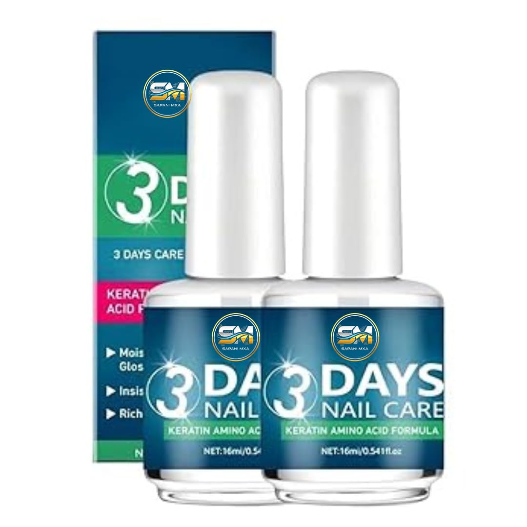 Nail Care Oil with Keratin, Oil Form, Deep Hydration, Strengthening Treatment for Dry, Weak & Brittle Nails, 15ml (Pack Of 2)-image-37