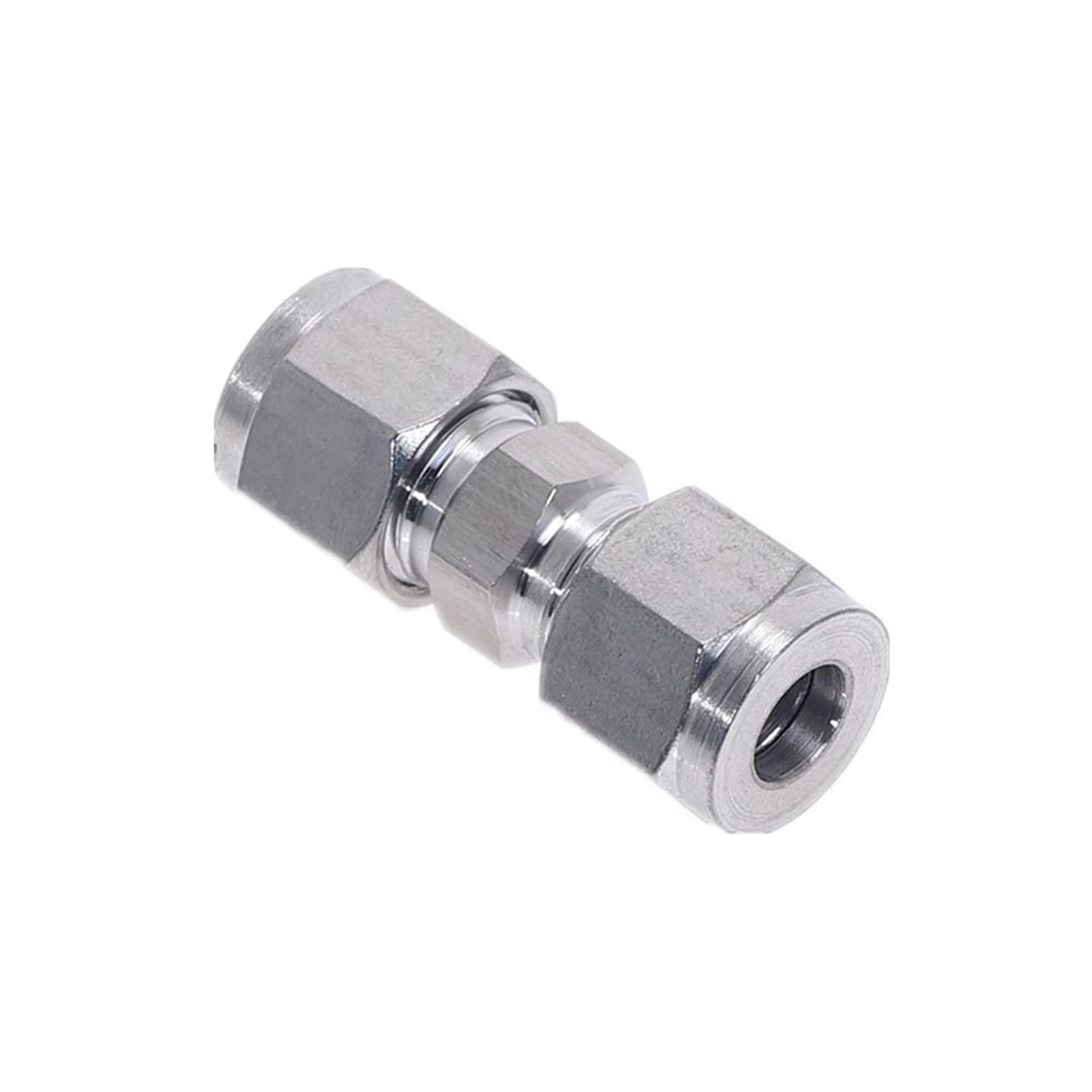 Raccordi per tubi Tubo in acciaio inossidabile e raccordo per tubi a 2 ghiere Raccordo dritto per tubi 304 SS 1/8'' 3/8'' 1/2'' 4 mm 10 mm Ugello per rubinetto per tubo da giardino (Specifiche filet