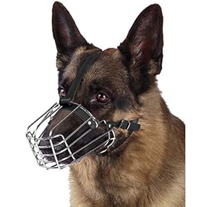 Metal Dog Muzzle for German Shepherd