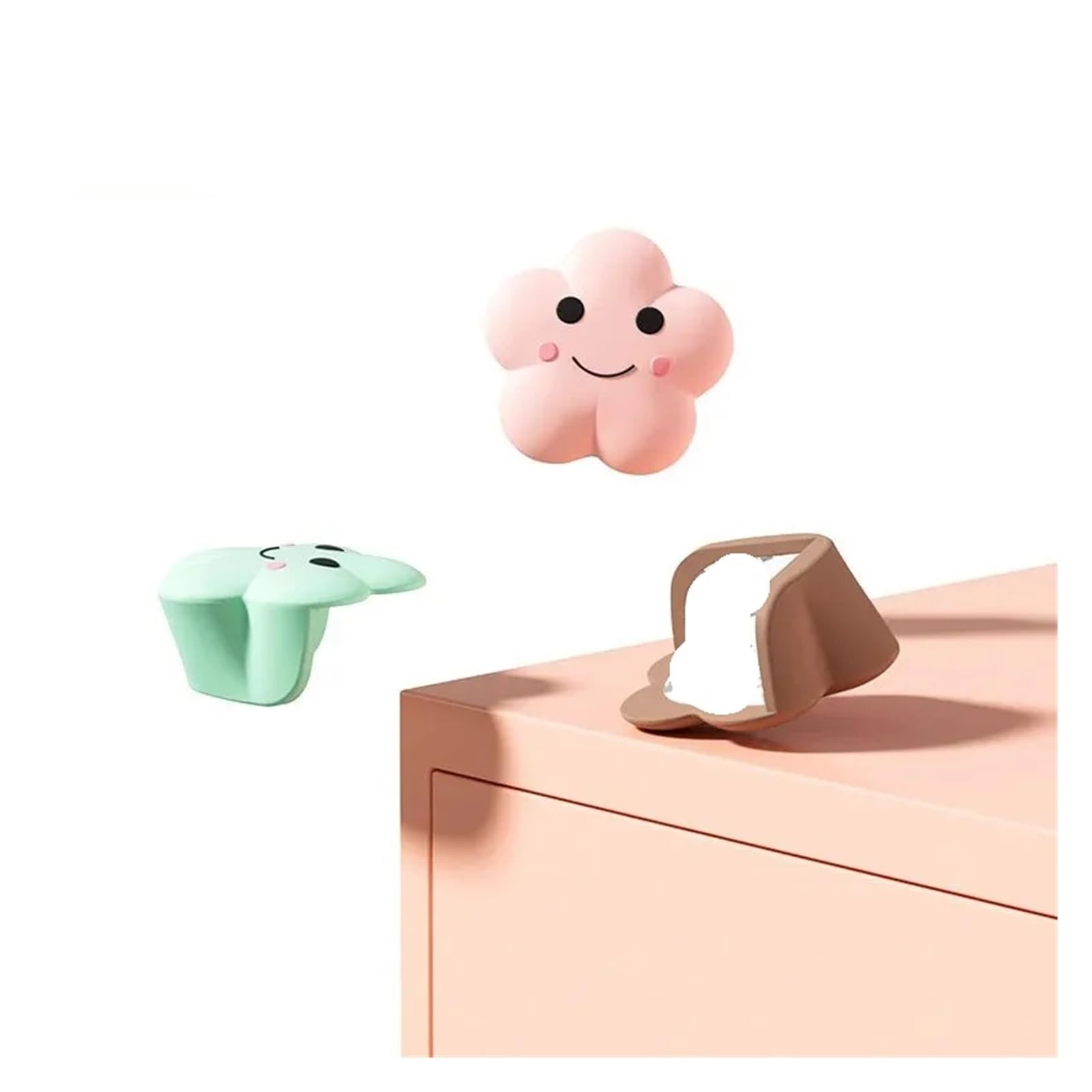MRKU Protectores de Esquina para Mesa, 4 Unidades, protección anticolisión, Funda Protectora de Silicona.
