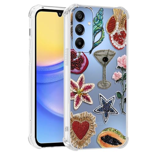 Coque fleur Samsung A15 5G idéale pour le style des filles