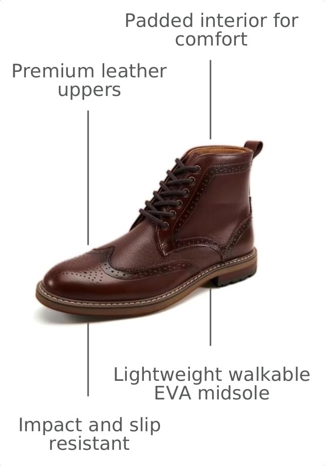 Image of Arkbird Men's Chukka Boots Genuine Leather Ankle Boot for Men Classic Casual Oxford Style Footwear