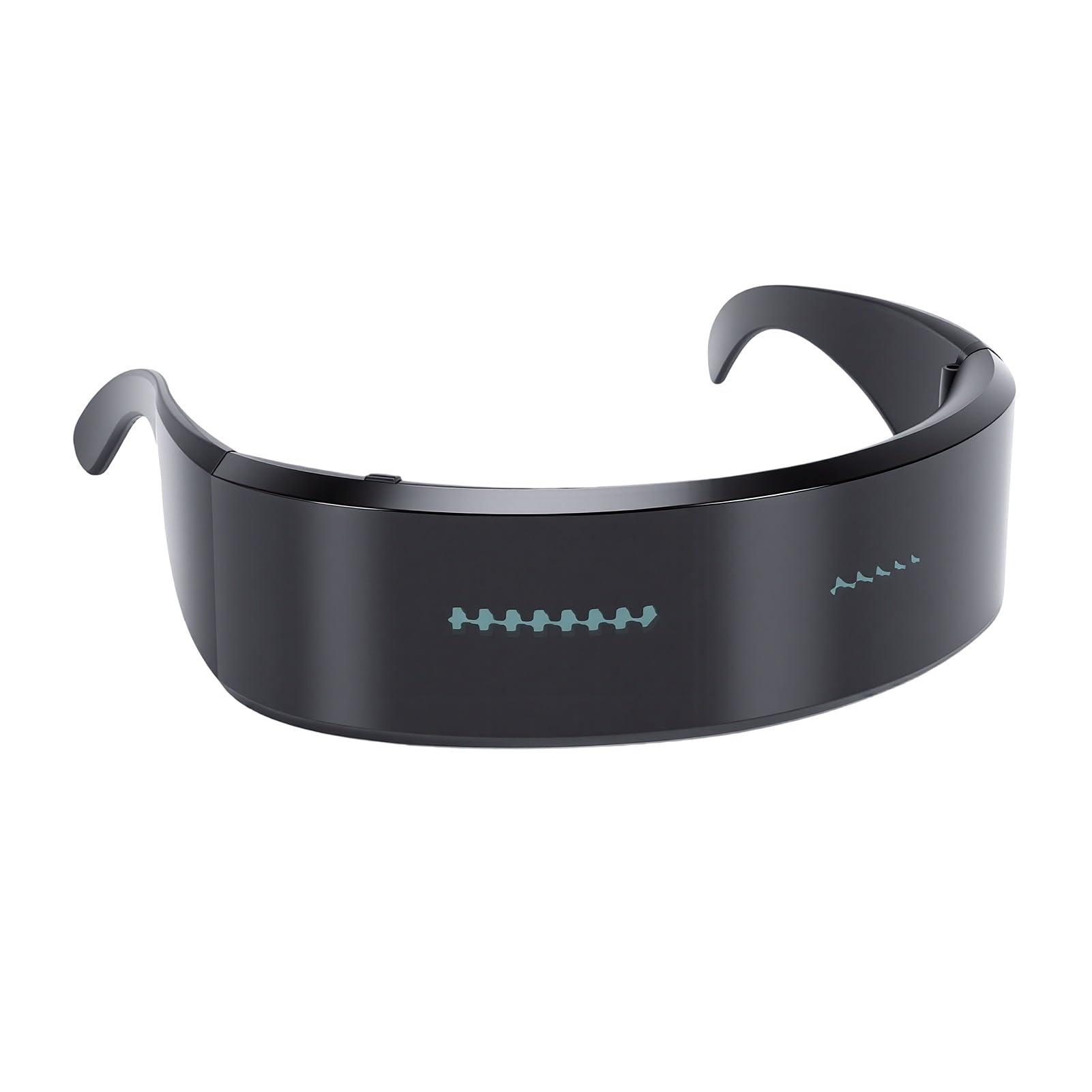 POENVFPO Lunettes LED Polychromes Contrôlées par Application Bluetooth,