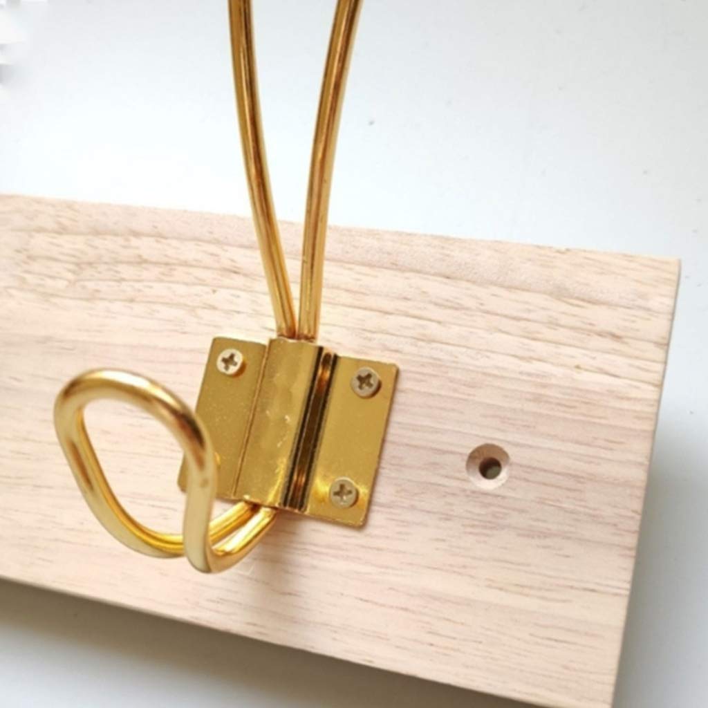 ZHOUXIAO Rustikale Holz Mantel Rack Wandmontiert, Holz Bauernhaus Haken Mantel Haken Wand, Hochleistungsmantel Hut Kleiderbügel, Wandkleidung Lagerhaken Rack für Schrank Zimm F