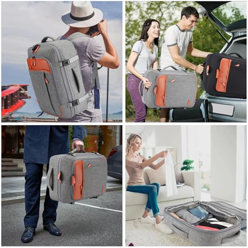 Lumesner 40L Expandable Travel Backpack
