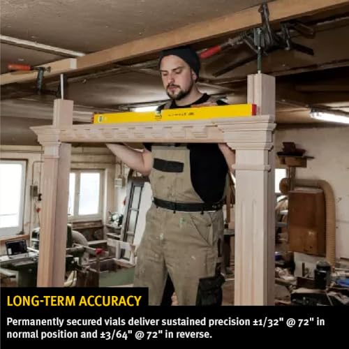 Image of STABILA PRO SET 80 AS Spirit Level Set, includes: 48, 24, and 12 Inch Levels Plus Carrying Case, Cat. Number 29840
