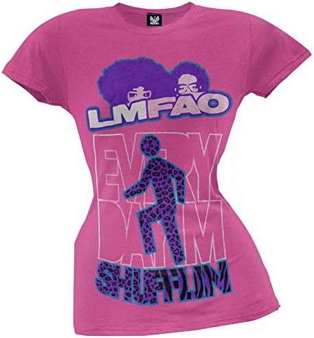 LMFAO - EDIS Juniors T-Shirt - Large Pink