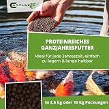 Carpline24 Eco Multi Koi Mix 2,5 kg 6 mm - Hochwertiges Koifutter mit Astaxanthin, Proteinreiches Fischfutter Farbenprächtige Teichfische