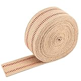 ZOENHOU 3.5 Inch 33 Yard Upholstery Jute Webbing, Thickened Jute Chair Webbing Furniture Webbing...