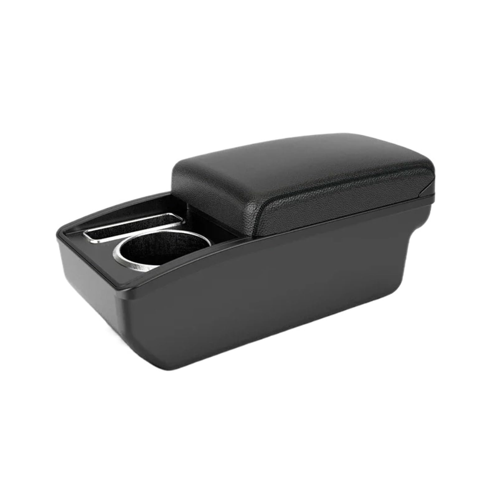 Umdjju A2 Black Line No Usb For Peugeot 207 Car Special Armrest Box Upgrade Multi-Function Storage Modified Interior Accessories Car Centre Console Armrest Box(A2 Black Line No Usb)