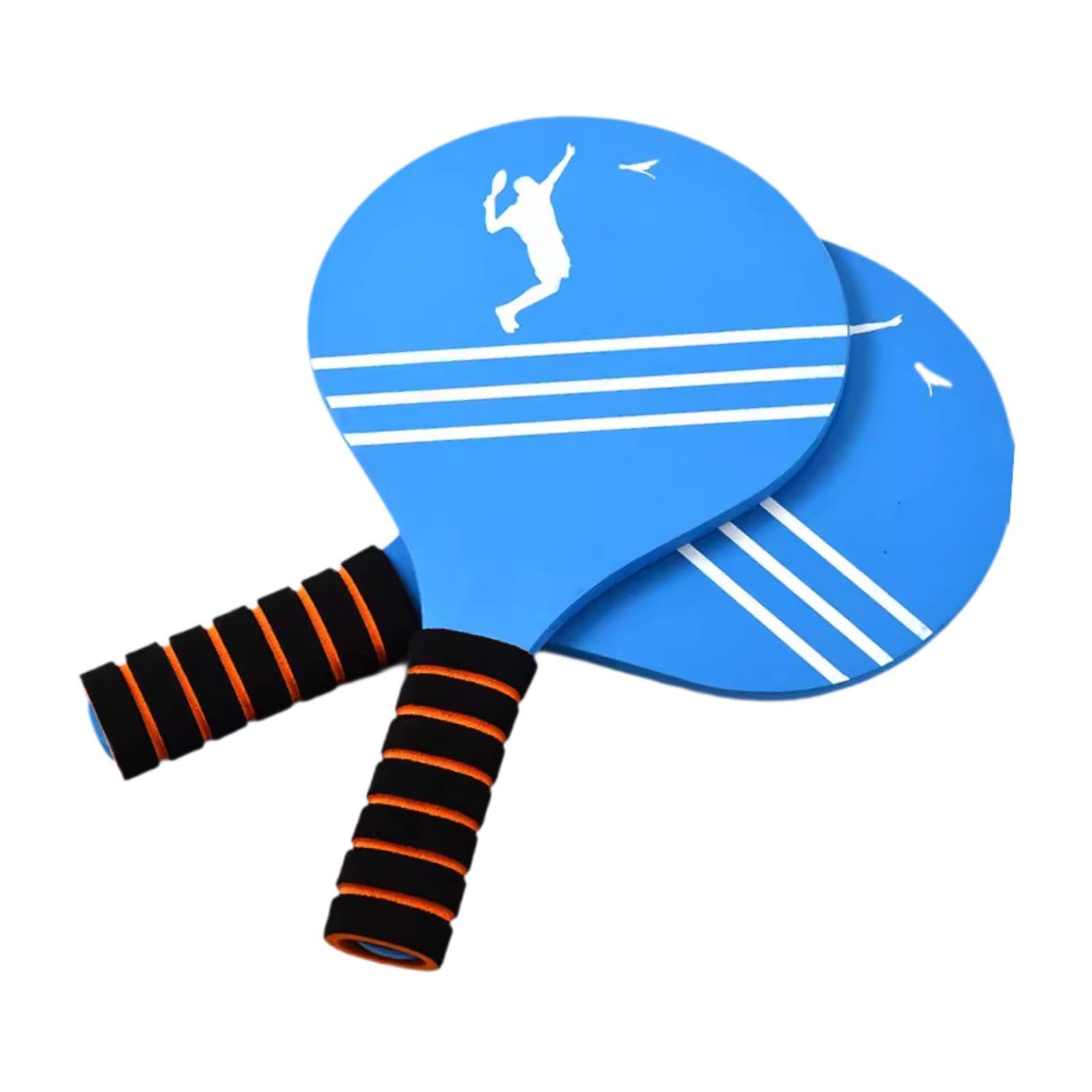 RNXRZANK 2 Piece Badminton Kit for Indoor and with Rackets and Shuttlecocks, Style A