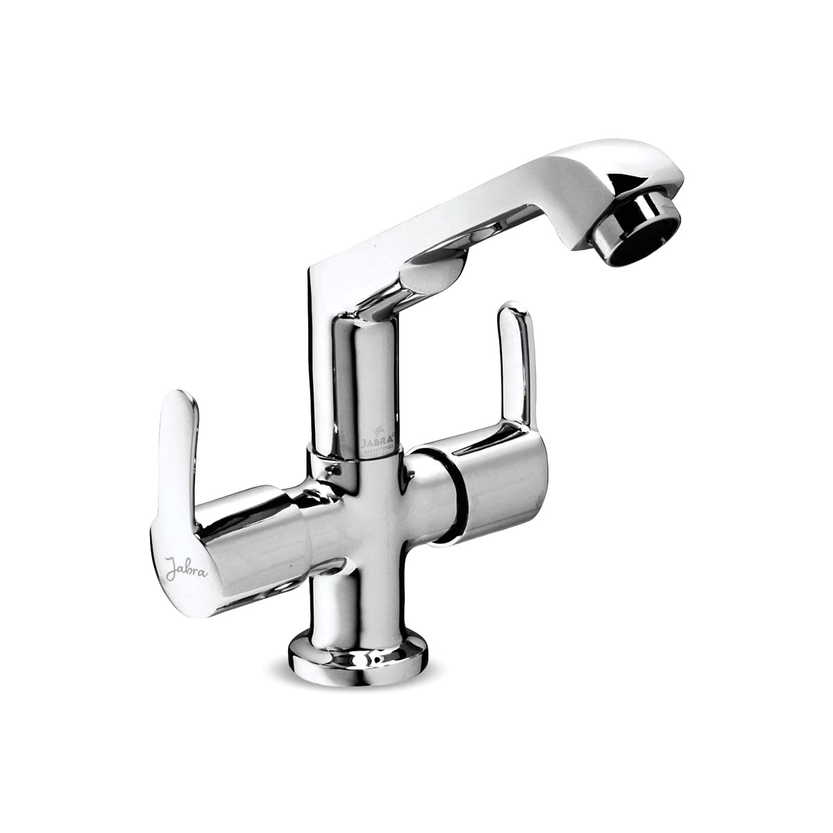 JABRA Soft Brass Center Hole Basin Mixer Tap Faucet Hot and Cold Deck Mounted for Wash Basin and Bathroom - Mirror Chrome Finish (5 Year Product Warranty) (B099XB9LMH) Amazon Price History, Amazon Price Tracker