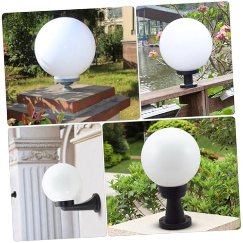 Lampe extérieure pour poteau 50 mm en acrylique pour l'éclairage de clôture de jardin - 5