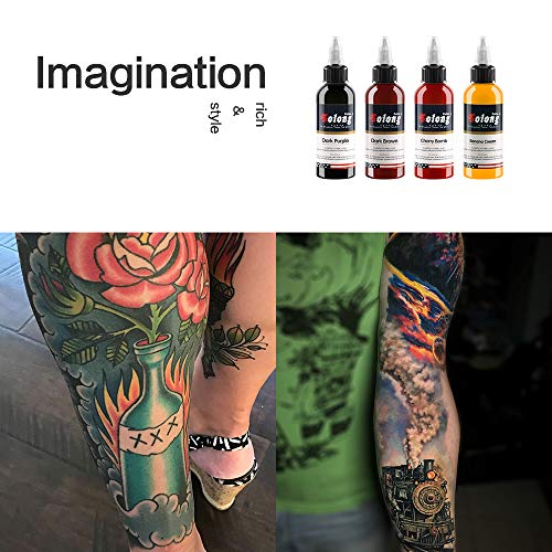Solong Tattoo Ink Set, 1Oz (30Ml) Tattoo Supply Usa 21 Colors Pigment Kit Tattoo Ink Color Set Ti302-30-21 #TOP7