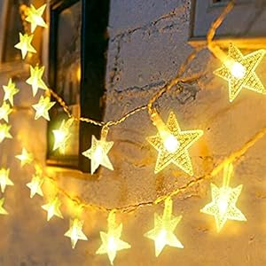 Aisutha Lichterkette, 6M 40LED Batteriebetriebene LED lichterketten, Wasserdicht Weihnachtsdeko für Weihnachtsdekoration…