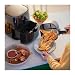 Philips Essential Airfryer 4.1 Litre Frying Pan, Oil-Free Deep Fryer, Rapid Air Technology, HomeID Application, Time and Temperature Control, Black (HD9200/90)