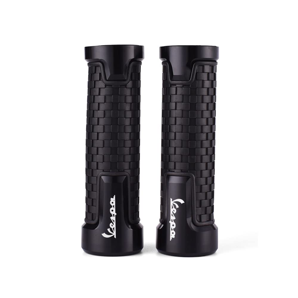 motorcycle handlebars CNC Rubber Handle Thruster Grips For Piaggio Vespa GTS GTV LX 60 125 250 300 PX 200 Motorcycle Handlebar Grips (Color : A)