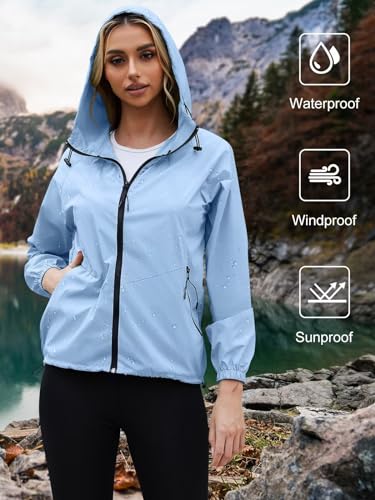 PITINAN Waterproof Windbreaker