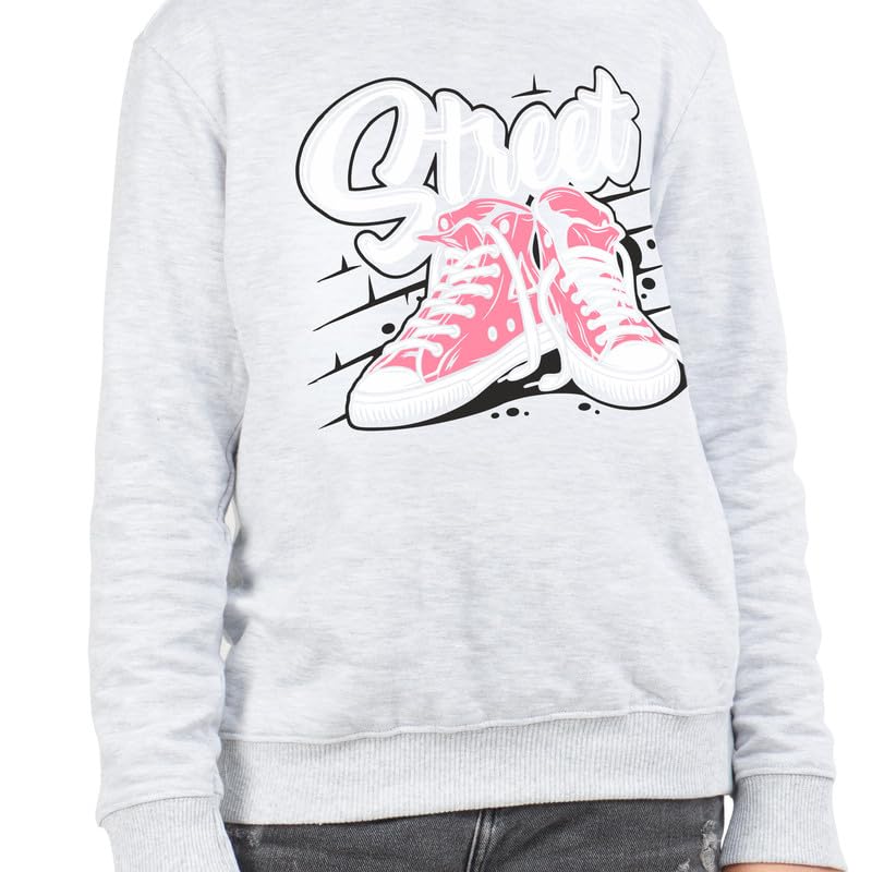 Image of Real Basics Girls Cotton Hooded Sweatshirt (Pack of 1)