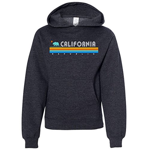 Dolphin Shirt Co California Republic Vintage Stripe Youth Sweatshirt Hoodie