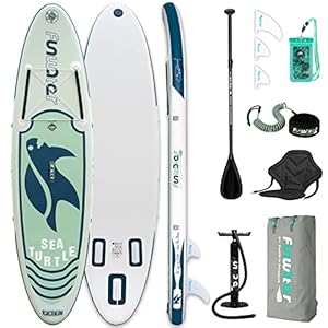 FunWater Tabla de Paddle Surf Hinchable Accesorios Completos Remo Ajustable, Bomba, Mochila de Viaje Sup, Leash, Bolsa Impermeable, Tabla de Paddle Capacidad de Carga de hasta 150 kg