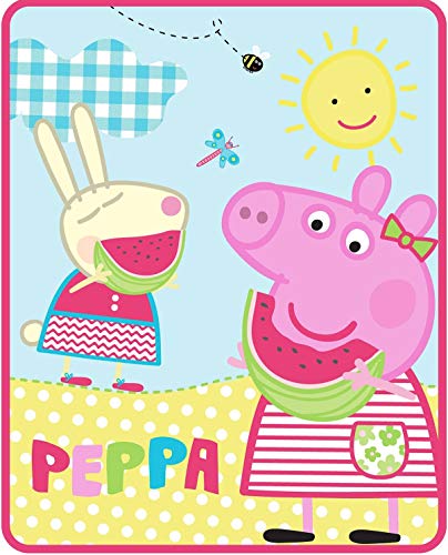 Astley Baker Davies Peppa Pig Silky Soft Throw Blanket - 40 in. x 50 in.,Multi